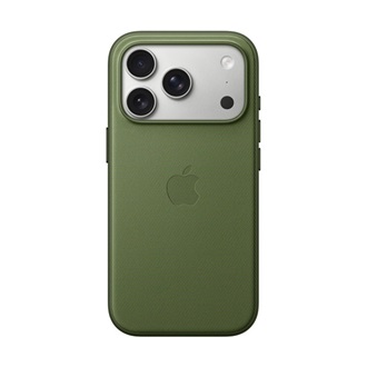 iPhone 17 Pro APPLE TECHWOVEN szilikon telefonvédő szövet hátlap, MagSafe, ZÖLD