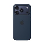 iPhone 17 Pro APPLE szilikon telefonvédő MagSafe ÉJFEKETE