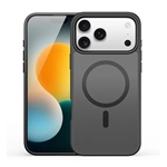 iPhone 17 Pro DUX DUCIS YIND szilikon telefonvédő ütésállóság, MagSafe, FEKETE