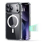 iPhone 17 Pro ESR CLASSIC HYBRID szilikon telefonvédő ütésállóság, MagSafe, ÁTLÁTSZÓ