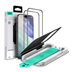 iPhone 17 Pro ESR ULTRAFIT képernyővédő üveg 2db 2.5D, 9H + segédkeret, ÁTLÁTSZÓ