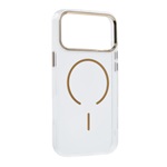 iPhone 17 Pro GIGAPACK Szilikon telefonvédő műanyag hátlap, légpárnás sarok, ARANY