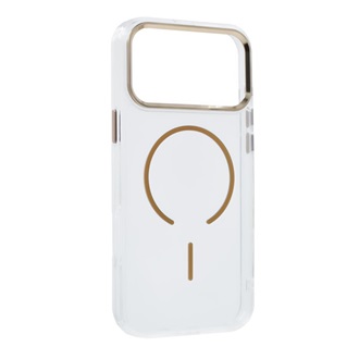 iPhone 17 Pro GIGAPACK Szilikon telefonvédő műanyag hátlap, légpárnás sarok, ARANY