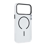 iPhone 17 Pro GIGAPACK Szilikon telefonvédő műanyag hátlap, légpárnás sarok, FEKETE