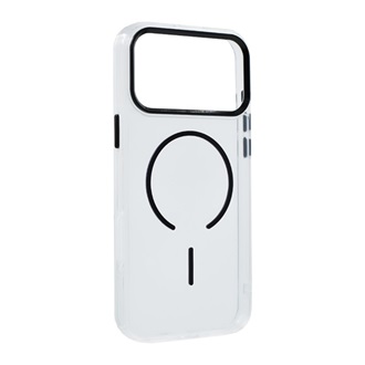 iPhone 17 Pro GIGAPACK Szilikon telefonvédő műanyag hátlap, légpárnás sarok, FEKETE