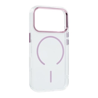 iPhone 17 Pro GIGAPACK Szilikon telefonvédő műanyag hátlap, légpárnás sarok, RÓZSASZÍN