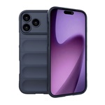 iPhone 17 Pro GIGAPACK Szilikon telefonvédő ütésállóság, 3D, SÖTÉTKÉK