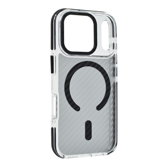 iPhone 17 Pro GIGAPACK Szilikon telefonvédő ütésállóság, MagSafe, FEKETE