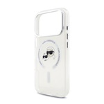 iPhone 17 Pro KARL LAGERFELD IML K&CH HEADS METAL FRAME MAGSAFE szilikon telefonvédő ütésállóság, MagSafe, ÁTLÁTSZÓ