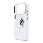 iPhone 17 Pro KARL LAGERFELD IML PEEKABOO MAGSAFE szilikon telefonvédő ütésállóság, MagSafe, ÁTLÁTSZÓ