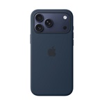 iPhone 17 Pro Max APPLE szilikon telefonvédő MagSafe ÉJFEKETE