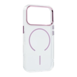 iPhone 17 Pro Max GIGAPACK Szilikon telefonvédő műanyag hátlap, légpárnás sarok, RÓZSASZÍN