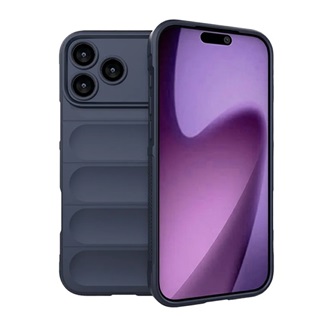 iPhone 17 Pro Max GIGAPACK Szilikon telefonvédő ütésállóság, 3D, SÖTÉTKÉK