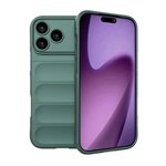 iPhone 17 Pro Max GIGAPACK Szilikon telefonvédő ütésállóság, 3D, SÖTÉTZÖLD