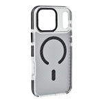 iPhone 17 Pro Max GIGAPACK Szilikon telefonvédő ütésállóság, MagSafe, FEKETE