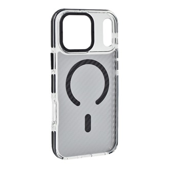 iPhone 17 Pro Max GIGAPACK Szilikon telefonvédő ütésállóság, MagSafe, FEKETE