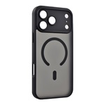 iPhone 17 Pro Max GIGAPACK Szilikon telefonvédő ütésállóság, MagSafe, FEKETE