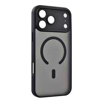 iPhone 17 Pro Max GIGAPACK Szilikon telefonvédő ütésállóság, MagSafe, FEKETE