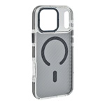 iPhone 17 Pro Max GIGAPACK Szilikon telefonvédő ütésállóság, MagSafe, SÖTÉTSZÜRKE