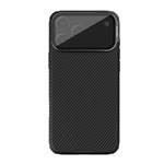 iPhone 17 Pro Max NILLKIN CAMSHIELD PROP szilikon telefonvédő ütésállóság, csíkos, FEKETE