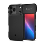 iPhone 17 Pro Max SPIGEN OPTIK ARMOR MAG szilikon telefonvédő kameravédő, MagSafe, FEKETE