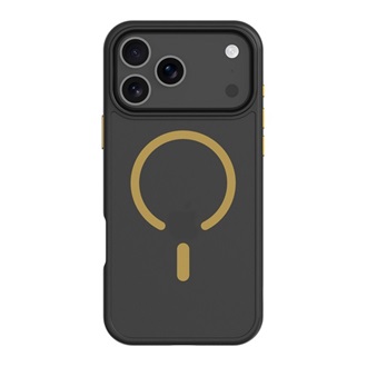 iPhone 17 Pro Max TACTICAL MAGFORCE HYPERSTEALTH 2.0 szilikon telefonvédő ütésállóság, MagSafe, FEKETE/CITROMSÁRGA