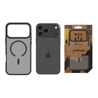 iPhone 17 Pro Max TACTICAL MAGFORCE HYPERSTEALTH szilikon telefonvédő ütésállóság, MagSafe, FEKETE