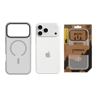 iPhone 17 Pro Max TACTICAL MAGFORCE HYPERSTEALTH szilikon telefonvédő ütésállóság, MagSafe, VILÁGOSSZÜRKE