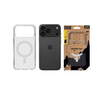 iPhone 17 Pro Max TACTICAL MAGFORCE PLYO szilikon telefonvédő ütésállóság, MagSafe, ÁTLÁTSZÓ