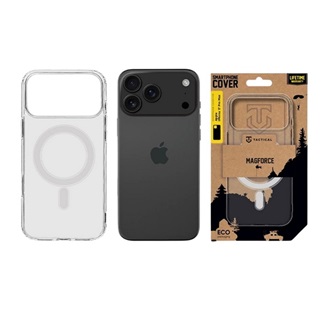 iPhone 17 Pro Max TACTICAL MAGFORCE szilikon telefonvédő ütésállóság, MagSafe, ÁTLÁTSZÓ