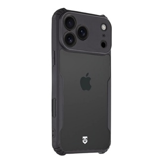 iPhone 17 Pro Max TACTICAL QUANTUM STEALTH szilikon telefonvédő ütésállóság, kameravédő, FEKETE