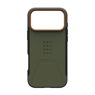 iPhone 17 Pro Max UAG CIVILIAN defender szilikon telefonvédő erős ütésállóság, MagSafe, SÖTÉTZÖLD