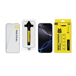 iPhone 17 Pro TACTICAL IMPACT BARRIER FOR ROOKIES képernyővédő üveg 5D, 9H + segédkeret, FEKETE