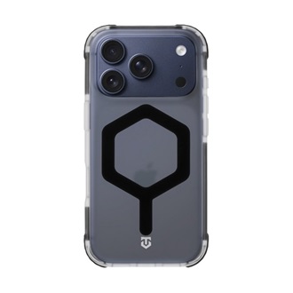 iPhone 17 Pro TACTICAL MAGFORCE HEXAGON szilikon telefonvédő ütésállóság, MagSafe, FEKETE