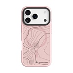 iPhone 17 Pro TACTICAL MAGFORCE HYPERSTEALTH SIKA szilikon telefonvédő ütésállóság, topográfiai minta, RÓZSASZÍN