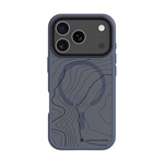 iPhone 17 Pro TACTICAL MAGFORCE HYPERSTEALTH SIKA szilikon telefonvédő ütésállóság, topográfiai minta, SÖTÉTKÉK