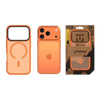 iPhone 17 Pro TACTICAL MAGFORCE HYPERSTEALTH szilikon telefonvédő ütésállóság, MagSafe, NARANCSSÁRGA