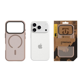 iPhone 17 Pro TACTICAL MAGFORCE HYPERSTEALTH szilikon telefonvédő ütésállóság, MagSafe, SÖTÉTBARNA