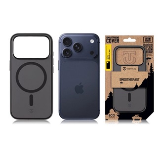 iPhone 17 Pro TACTICAL MAGFORCE SMOOTHISFAST szilikon telefonvédő ütésállóság, MagSafe, FEKETE