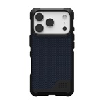 iPhone 17 Pro UAG METROPOLIS LT szilikon telefonvédő erős ütésállóság, szőtt minta, SÖTÉTKÉK