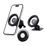iPhone 17 SPIGEN MFT13 autós tartó szellőzőre, MagSafe, FEKETE