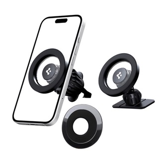 iPhone 17 SPIGEN MFT13 autós tartó szellőzőre, MagSafe, FEKETE