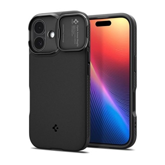 iPhone 17 SPIGEN OPTIK ARMOR MAG szilikon telefonvédő kameravédő, MagSafe, FEKETE