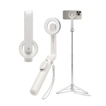 iPhone 17 SPIGEN S571W szelfibot tripod állvány, 16.7-74cm, BÉZS