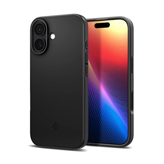 iPhone 17 SPIGEN THIN FIT MAGSAFE műanyag telefonvédő matt, MagSafe, FEKETE