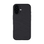 iPhone 17 TACTICAL MAGFORCE BEAVER szilikon telefonvédő mikrofiber plüss belső, topográfiai minta, FEKETE
