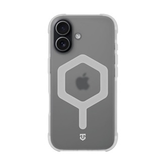 iPhone 17 TACTICAL MAGFORCE HEXAGON szilikon telefonvédő ütésállóság, MagSafe, FEHÉR
