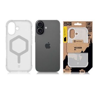 iPhone 17 TACTICAL MAGFORCE HEXAGON szilikon telefonvédő ütésállóság, MagSafe, FEHÉR