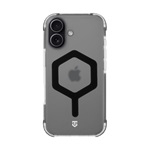iPhone 17 TACTICAL MAGFORCE HEXAGON szilikon telefonvédő ütésállóság, MagSafe, FEKETE