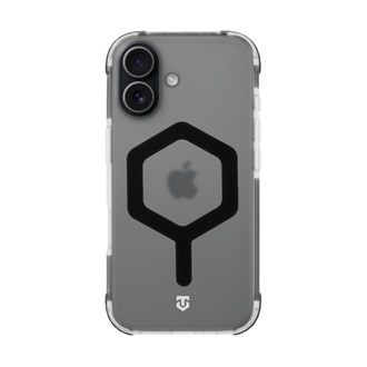 iPhone 17 TACTICAL MAGFORCE HEXAGON szilikon telefonvédő ütésállóság, MagSafe, FEKETE